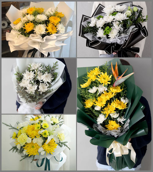 上海奉贤区青村镇张弄村白事花束代送